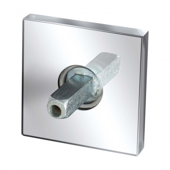 GPF1100.42.400 RVS GEPOLIJST ROZET VIERKANT 50X50X8MM MET VASTGELASTE GPF1100.42.400 RVS GEPOLIJST ROZET VIERKANT 50X50X8MM MET VASTGELASTE