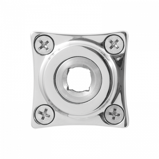 GPF1100.49 RVS GEPOLIJST ROZET KLASSIEK VIERKANT 38X38MM GPF1100.49 RVS GEPOLIJST ROZET KLASSIEK VIERKANT 38X38MM