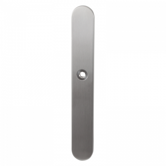 GPF1100.70 LANGSCHILD XL AFGEROND PC55 282X40X8,5MM RVS GEBORSTELD GPF1100.70 LANGSCHILD XL AFGEROND PC55 282X40X8,5MM RVS GEBORSTELD