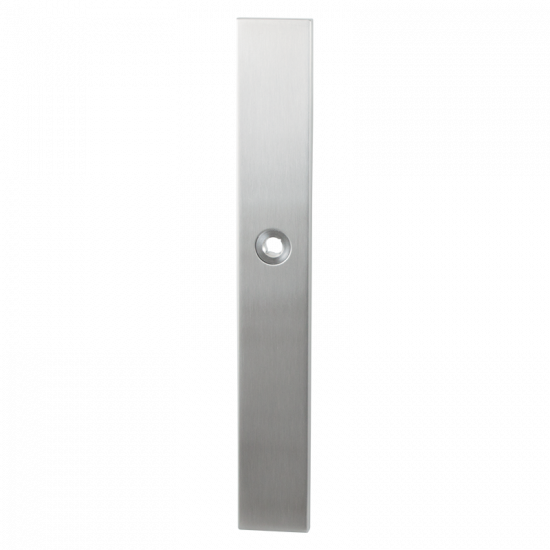 GPF1100.75 LANGSCHILD XL RECHTHOEKIG PC55 282X40X8,5MM RVS GEBORSTELD GPF1100.75 LANGSCHILD XL RECHTHOEKIG PC55 282X40X8,5MM RVS GEBORSTELD