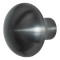 GPF9959.P1 PVD ANTRACIET PADDENSTOEL KNOP 52 MM VAST INCL. METAALSCHROEF M10