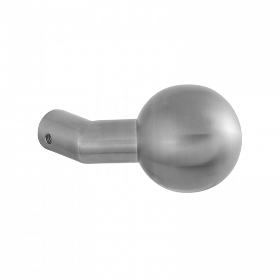 GPF9953.09 RVS MAT VERKROPTE KOGELKNOP 55MM DRAAIBAAR INCL. KRUKSTIFT