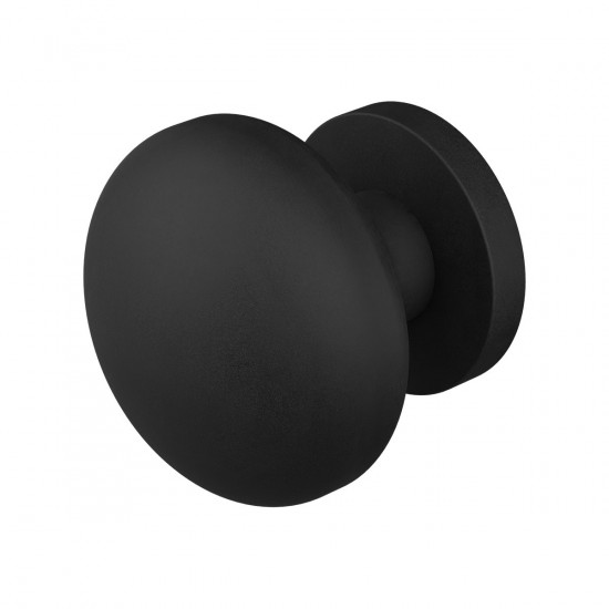 GPF9857.61-00 ZWART PADDENSTOEL KNOP 65MM INCL. WISSELSTIFT OP ROND RO