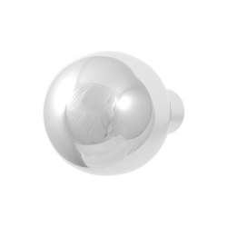 GPF9954.49 RVS GEPOLIJST KOGELKNOP 50MM VAST INCL. KNOPVASTZETTER GPF9954.49 RVS GEPOLIJST KOGELKNOP 50MM VAST INCL. KNOPVASTZETTER