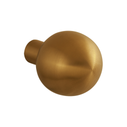 GPF9954P4200 PVD MAT MESSING, KOGELKNOP 50MM DRAAIBAAR INCL. KRUKSTIFT GPF9954P4200 PVD MAT MESSING, KOGELKNOP 50MM DRAAIBAAR INCL. KRUKSTIFT