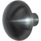 GPF9957P1200 PVD ANTRACIET, PADDENSTOEL KNOP 65 MM DRAAIBAAR INCL. KRUKSTIFT