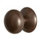 GPF9829A20400 BRONZE BLEND, PADDENSTOEL VOORDEURKNOP 65 MM OP ROZET 70 MM
