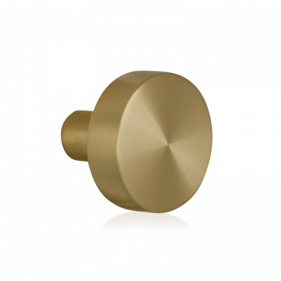 GPF9952.P4 PVD MESSING SATIN VLAKKE KNOP 52X16MM DRAAIBAAR INCL. KRUKS GPF9952.P4 PVD MESSING SATIN VLAKKE KNOP 52X16MM DRAAIBAAR INCL. KRUKS