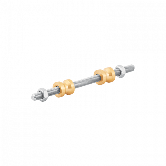 GPF9968DB 16MM BEVESTIGINGSSET TBV DUBBELZIJDIGE MONTAGE DOOR DE DEUR
