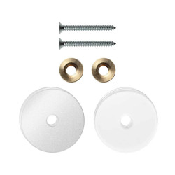 GPF996962EB35 WIT, ENKELE GREEP BEVESTIGINGSSET MET VLAKKE WITTE ROZET 35X2MM INCL. 35X2MM TRANSPARANTE ONDER ROZET GPF996962EB35 WIT, ENKELE GREEP BEVESTIGINGSSET MET VLAKKE WITTE ROZET 35X2MM INCL. 35X2MM TRANSPARANTE ONDER ROZET