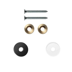 GPF996961EB19 ZWART, ENKELE GREEP BEVESTIGINGSSET MET VLAKKE ZWARTE ROZET 19X2MM INCL. 19X2MM TRANSPARANTE ONDER ROZET GPF996961EB19 ZWART, ENKELE GREEP BEVESTIGINGSSET MET VLAKKE ZWARTE ROZET 19X2MM INCL. 19X2MM TRANSPARANTE ONDER ROZET