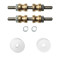 GPF996962DB22 GLASDEUR SET MET VLAKKE WITTE ROZET 22X2MM INCL. 22X2MM