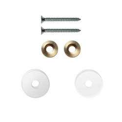 GPF996962EB22 WIT, ENKELE GREEP BEVESTIGINGSSET MET VLAKKE WITTE ROZET 22X2MM INCL. 22X2MM TRANSPARANTE ONDER ROZET GPF996962EB22 WIT, ENKELE GREEP BEVESTIGINGSSET MET VLAKKE WITTE ROZET 22X2MM INCL. 22X2MM TRANSPARANTE ONDER ROZET