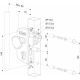 LOCINOX KINDVEILIG POORTSLOT VOOR 40 MM PROFIEL - WIT