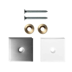 GPF997009EB32 RVS GEBORSTELD, ENKELE GREEP BEVESTIGINGSSET MET VLAKKE RVS ROZET 32X32X2MM INCL. 32X32X2MM TRANSPARANTE ONDER ROZET GPF997009EB32 RVS GEBORSTELD, ENKELE GREEP BEVESTIGINGSSET MET VLAKKE RVS ROZET 32X32X2MM INCL. 32X32X2MM TRANSPARANTE ONDER ROZET