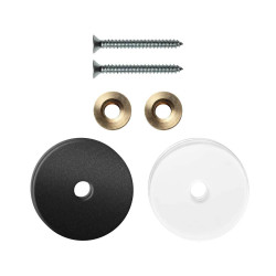 GPF996961EB35 ZWART, ENKELE GREEP BEVESTIGINGSSET MET VLAKKE ZWARTE ROZET 35X2MM INCL. 35X2MM TRANSPARANTE ONDER ROZET GPF996961EB35 ZWART, ENKELE GREEP BEVESTIGINGSSET MET VLAKKE ZWARTE ROZET 35X2MM INCL. 35X2MM TRANSPARANTE ONDER ROZET