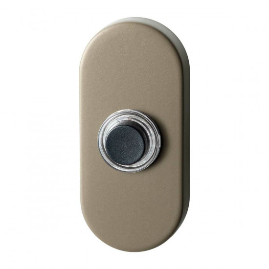GPF9826.A4.1104 DEURBEL MET ZWARTE BUTTON OVAAL 70X32X10 MM CHAMPAGNE GPF9826.A4.1104 DEURBEL MET ZWARTE BUTTON OVAAL 70X32X10 MM CHAMPAGNE