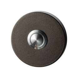 GPF9827A11100 DARK BLEND, BELDRUKKER ROND 50X8MM MET RVS BUTTON