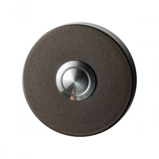 GPF9827.A1.1100 DEURBEL MET RVS BUTTON ROND 50X8 MM DARK BLEND GPF9827.A1.1100 DEURBEL MET RVS BUTTON ROND 50X8 MM DARK BLEND