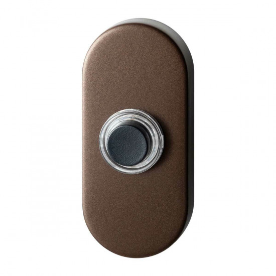 GPF9826.A2.1104 DEURBEL MET ZWARTE BUTTON OVAAL 70X32X10MM BRONZE BLEN GPF9826.A2.1104 DEURBEL MET ZWARTE BUTTON OVAAL 70X32X10MM BRONZE BLEN