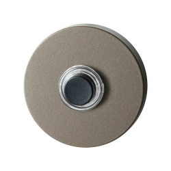 GPF9826A31100 MOCCA BLEND, BELDRUKKER ROND 50X8MM MET ZWARTE BUTTON