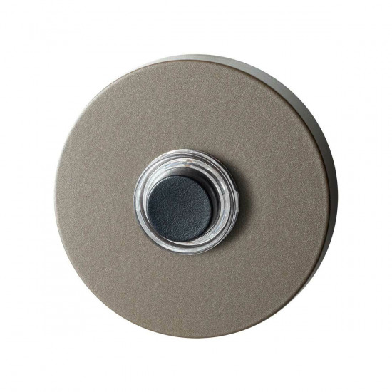 GPF9826.A3.1100 DEURBEL MET ZWARTE BUTTON ROND 50X8 MM MOCCA BLEND GPF9826.A3.1100 DEURBEL MET ZWARTE BUTTON ROND 50X8 MM MOCCA BLEND