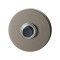 GPF9826A31100 MOCCA BLEND, BELDRUKKER ROND 50X8MM MET ZWARTE BUTTON