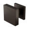GPF9858A10400-02 DARK BLEND, GPF9858.A1-02 DARK BLEND VIERKANTE KNOP S5 60X60X16MM INCL. WISSELSTIFT OP VIERKANT ROZET