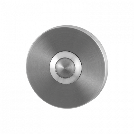 GPF9827.05 DEURBEL MET RVS BUTTON ROND 50X6 MM RVS GEBORSTELD GPF9827.05 DEURBEL MET RVS BUTTON ROND 50X6 MM RVS GEBORSTELD