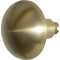 GPF9857P4400 PVD MAT MESSING, PADDENSTOEL KNOP 65 MM T.B.V. VH-SCHILDEN VAST INCL. WISSELSTIFT