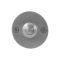 GPF982706400 RVS GEBORSTELD, BELDRUKKER ROND 50X2MM MET RVS BUTTON