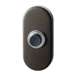 GPF9826A11104 DARK BLEND, BELDRUKKER OVAAL 70X32X10MM MET ZWARTE BUTTON GPF9826A11104 DARK BLEND, BELDRUKKER OVAAL 70X32X10MM MET ZWARTE BUTTON