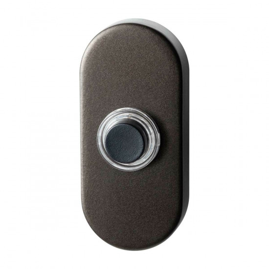 GPF9826.A1.1104 DEURBEL MET ZWARTE BUTTON OVAAL 70X32X10MM DARK BLEND GPF9826.A1.1104 DEURBEL MET ZWARTE BUTTON OVAAL 70X32X10MM DARK BLEND