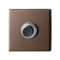 GPF9826A21102 BRONZE BLEND, BELDRUKKER VIERKANT 50X50X8 MM MET ZWARTE BUTTON