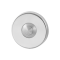 GPF982740400 RVS GEPOLIJST, BELDRUKKER ROND 50X8MM MET RVS BUTTON