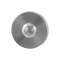 GPF982709400 RVS GEBORSTELD, BELDRUKKER ROND 50X8MM MET RVS BUTTON