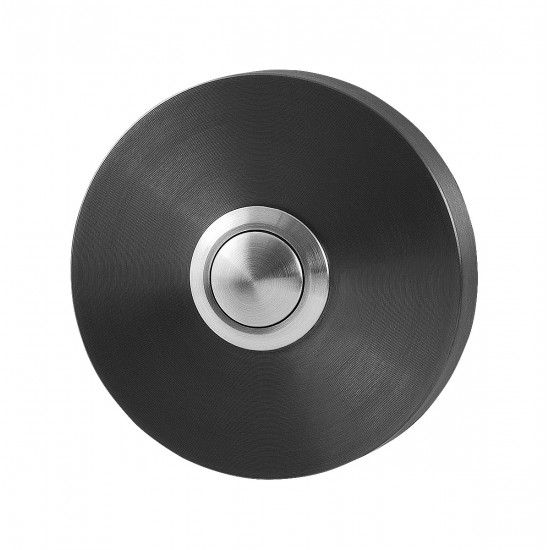 GPF9827.09P1 DEURBEL MET RVS BUTTON ROND 50X8MM PVD ANTRACIET GPF9827.09P1 DEURBEL MET RVS BUTTON ROND 50X8MM PVD ANTRACIET