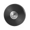 GPF9827094P1 PVD ANTRACIET, BELDRUKKER ROND 50X8MM MET RVS BUTTON
