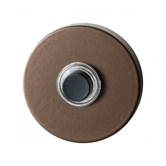 GPF9826.A2.1100 DEURBEL MET ZWARTE BUTTON ROND 50X8 MM BRONZE BLEND GPF9826.A2.1100 DEURBEL MET ZWARTE BUTTON ROND 50X8 MM BRONZE BLEND