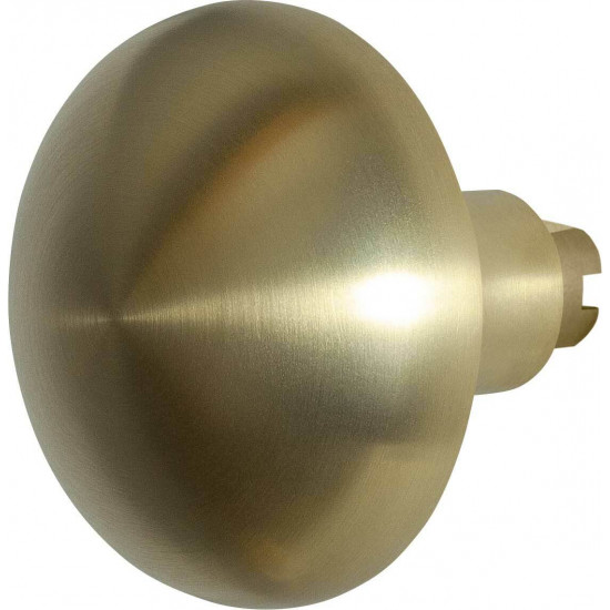 GPF9857.P4 PVD MESSING SATIN PADDENSTOEL KNOP 65 MM T.B.V. VEILIGHEIDS