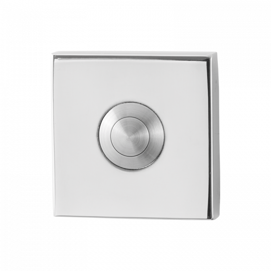 GPF9827.42 DEURBEL MET RVS BUTTON VIERKANT 50X50X8 MM RVS GEPOLIJST GPF9827.42 DEURBEL MET RVS BUTTON VIERKANT 50X50X8 MM RVS GEPOLIJST