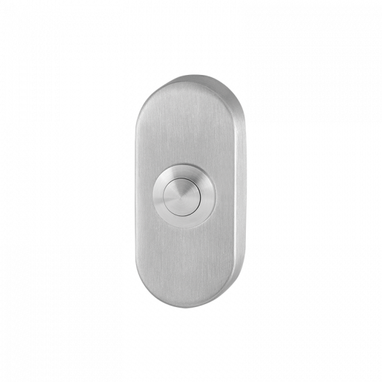 GPF9827.04 DEURBEL MET RVS BUTTON OVAAL 70X32X10 MM RVS GEBORSTELD GPF9827.04 DEURBEL MET RVS BUTTON OVAAL 70X32X10 MM RVS GEBORSTELD