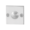 GPF982748400 RVS GEPOLIJST, BELDRUKKER VIERKANT 50X50X2MM MET RVS BUTTON