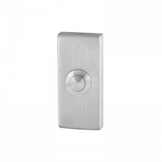 GPF9827.01 DEURBEL MET RVS BUTTON RECHTHOEKIG 70X32X10 MM RVS GEBORSTE GPF9827.01 DEURBEL MET RVS BUTTON RECHTHOEKIG 70X32X10 MM RVS GEBORSTE