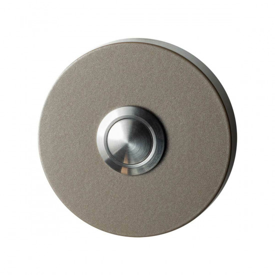 GPF9827.A3.1100 DEURBEL MET RVS BUTTON ROND 50X8 MM MOCCA BLEND GPF9827.A3.1100 DEURBEL MET RVS BUTTON ROND 50X8 MM MOCCA BLEND