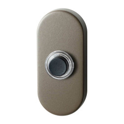 GPF9826A31104 MOCCA BLEND, BELDRUKKER OVAAL 70X32X10MM MET ZWARTE BUTTON