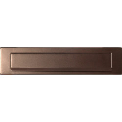 GPF9830A20000 BRONZE BLEND, BRIEFPLAAT 340X77 MM MET VALKLEP 280X45 MM