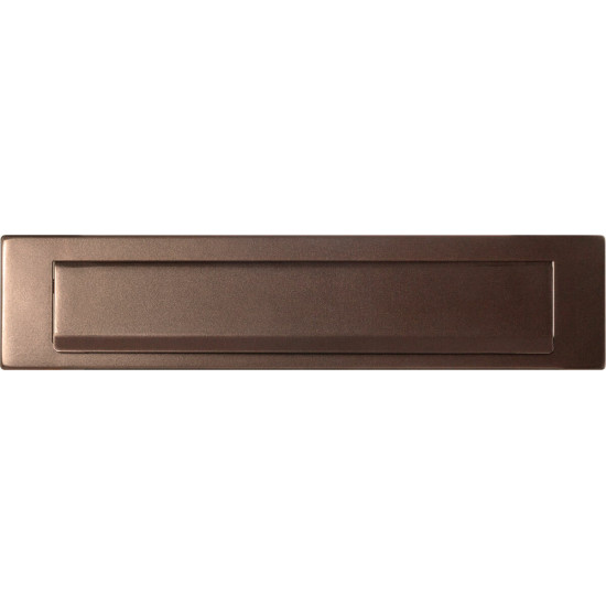 GPF9830.A2 BRONZE BLEND BRIEFPLAAT 340X77MM MET VALKLEP 280X45MM