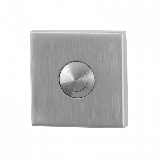 GPF9827.02 DEURBEL MET RVS BUTTON VIERKANT 50X50X8 MM RVS GEBORSTELD GPF9827.02 DEURBEL MET RVS BUTTON VIERKANT 50X50X8 MM RVS GEBORSTELD