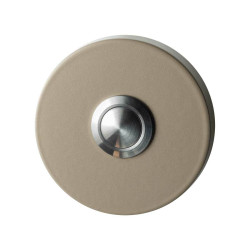 GPF9827A41100 CHAMPAGNE BLEND, BELDRUKKER ROND 50X8 MM MET RVS BUTTON